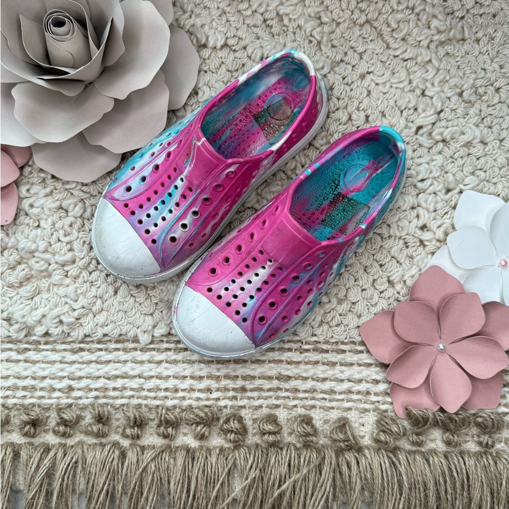 Tye dye Kids Slip-On Shoes